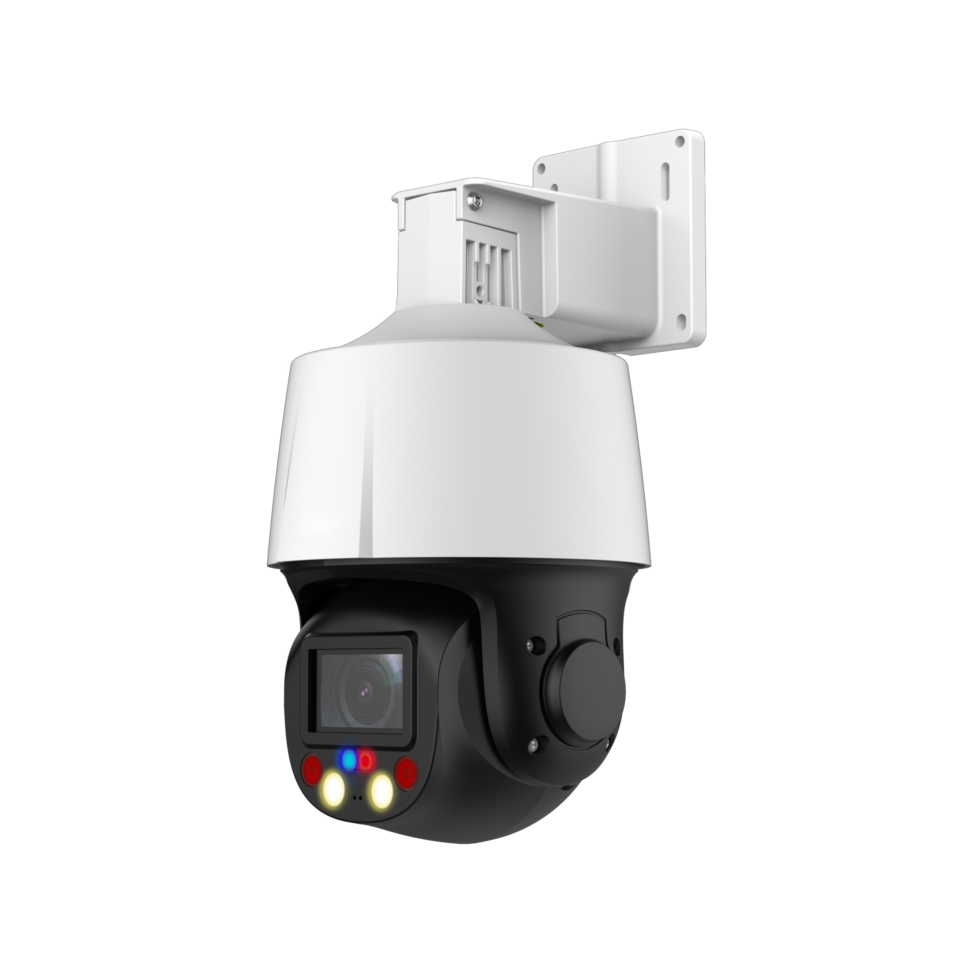 EmpireTech PTZ3E405-AI 1/2.8"CMOS 4MP 5x Network PTZ Camera Support Two-way Talk Built-in 2 IR, 2 Warm light, 1 Red light, 1 Blue light - EmpireTech