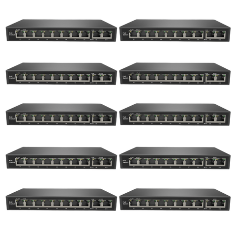 EmpireTech POE8CH-110W Gigabit 10-port PoE switch - EmpireTech