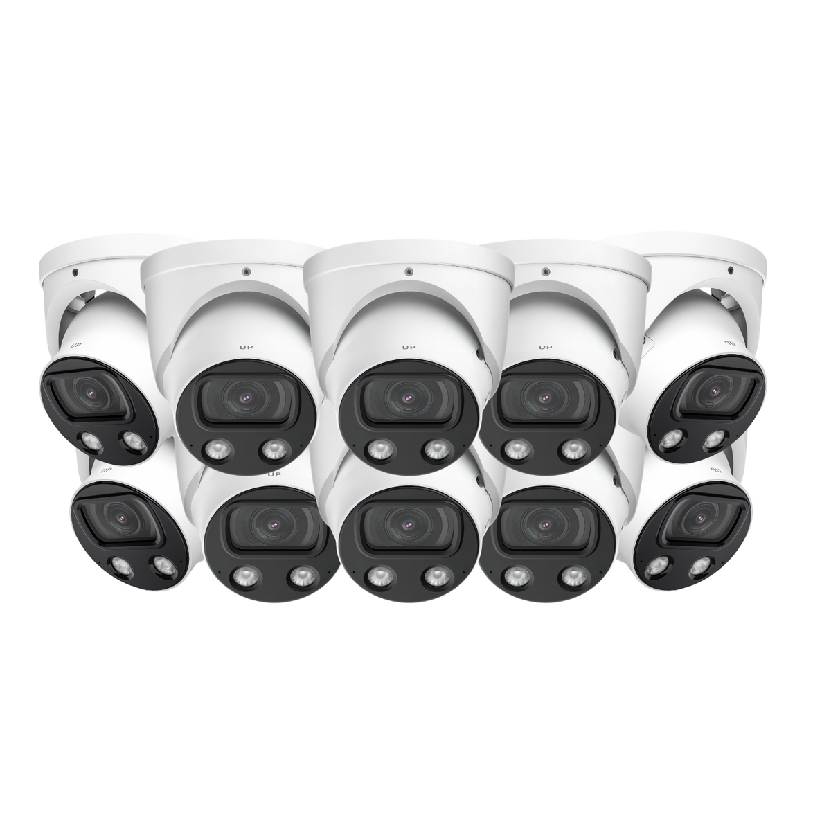 EmpireTech IPC-Color4K-T 8MP 1/1.2" CMOS Full-color Fixed-focal Warm LED Turret Security Camera - EmpireTech