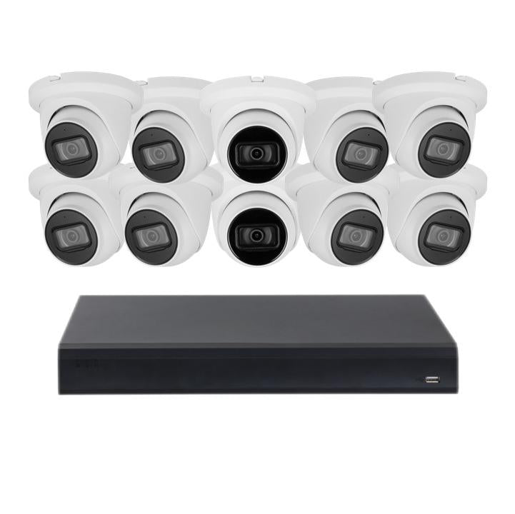 EmpireTech Kit2 8/16-Camera Capable NVR System with 1/1.8" CMOS 4MP Turret Camera - EmpireTech