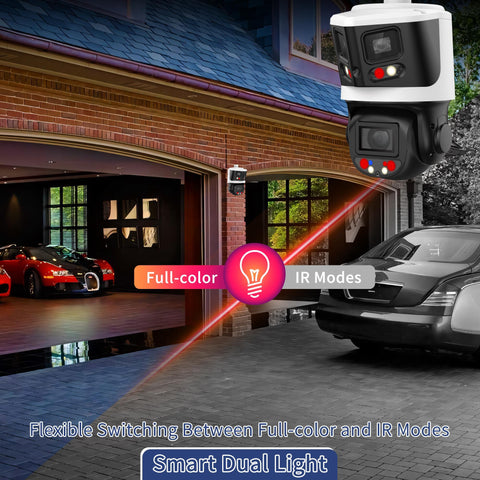 EmpireTech PTZ3E10X-T180 1/2.8" CMOS 8MP+4MP 10x Starlight TiOC Network Panoramic & PTZ Camera