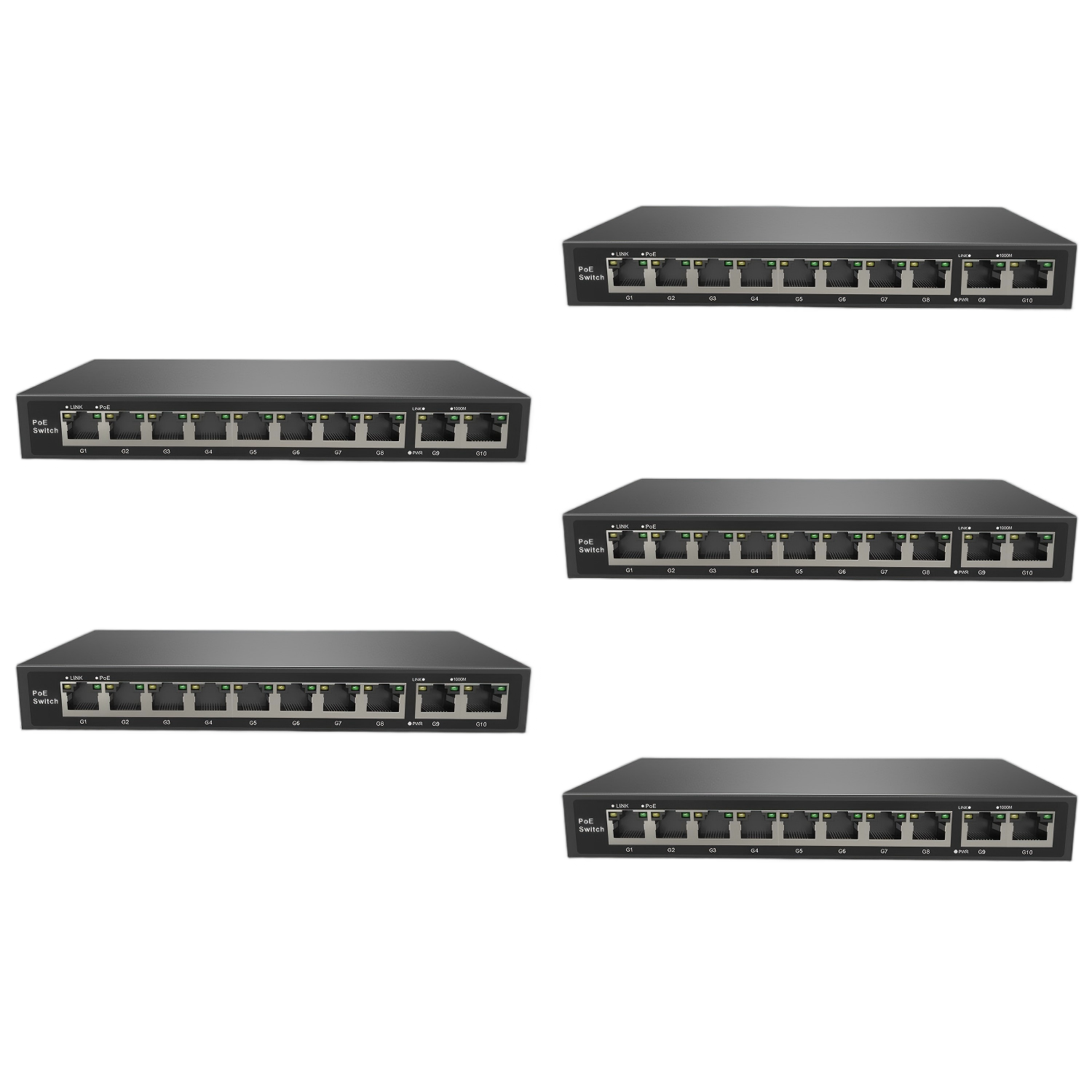 EmpireTech POE8CH-110W Gigabit 10-port PoE switch - EmpireTech