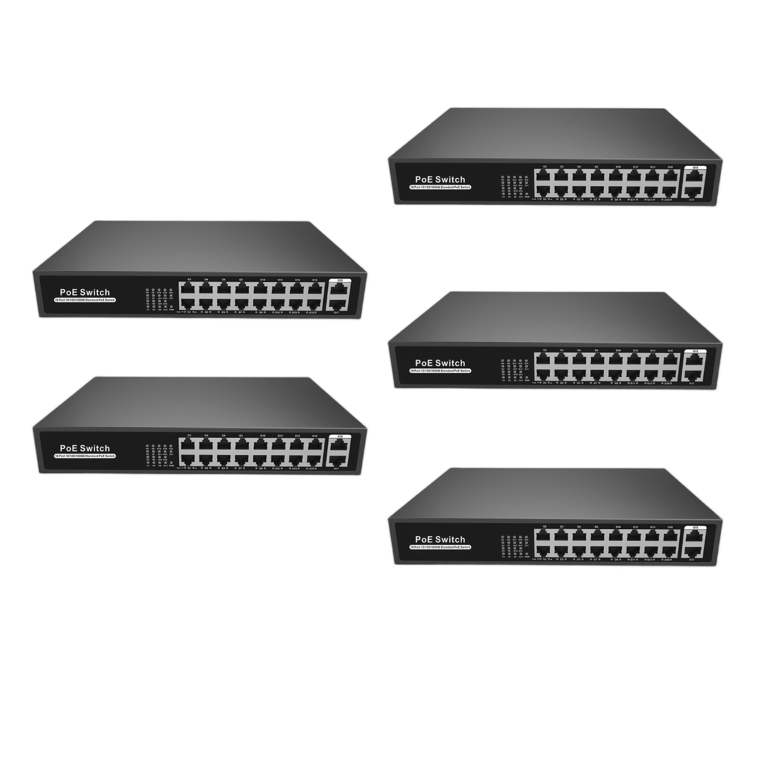 EmpireTech POE16CH-250W Gigabit 18-port PoE switch - EmpireTech
