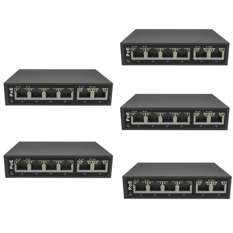 EmpireTech POE4CH-110W Gigabit 6-port PoE switch - EmpireTech