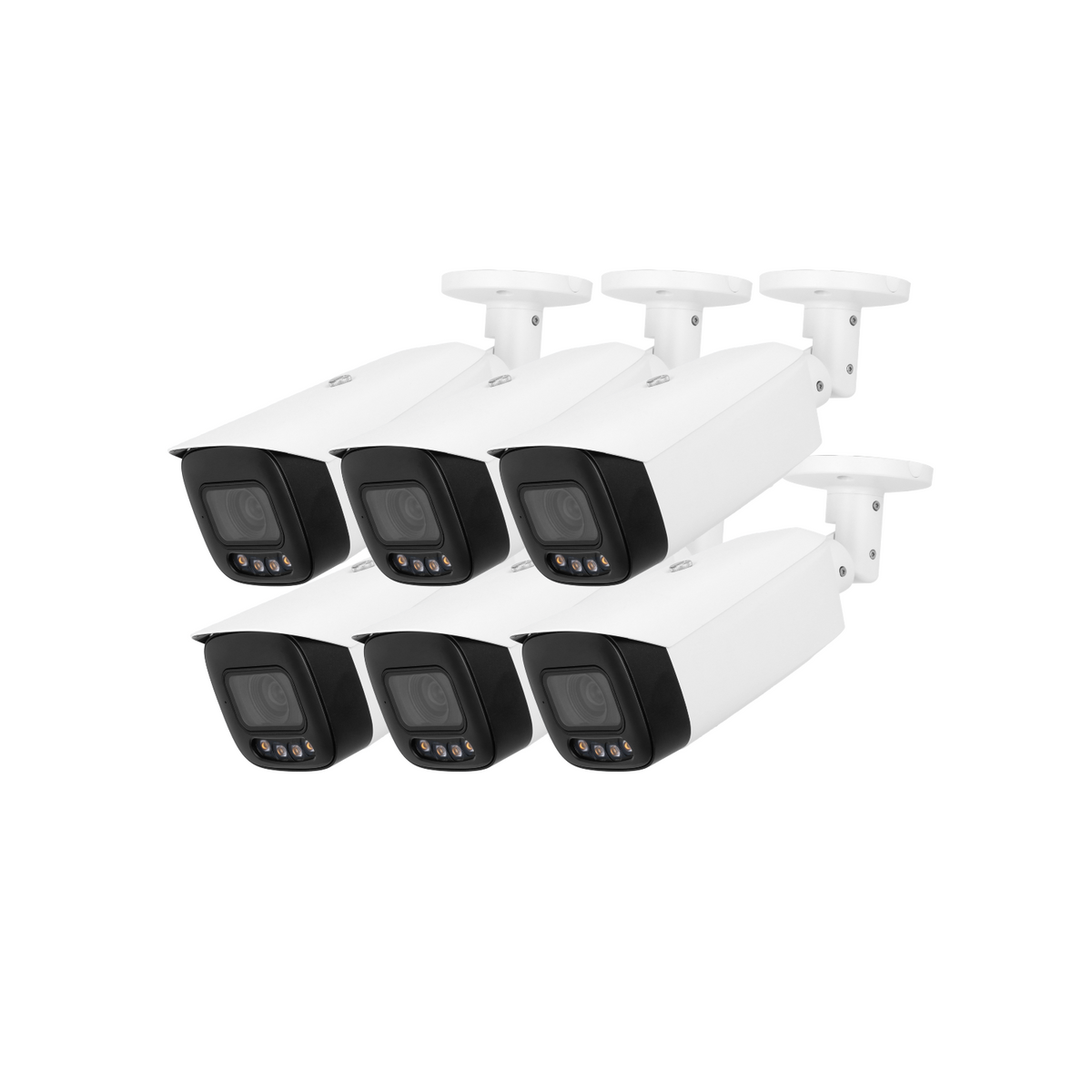 EmpireTech IPC-Color4K-X-S2: 8MP 1/1.2" CMOS Full-color Fixed-focal Warm LED Bullet Camera Kit - Bulk Order (Without NVR) - EmpireTech