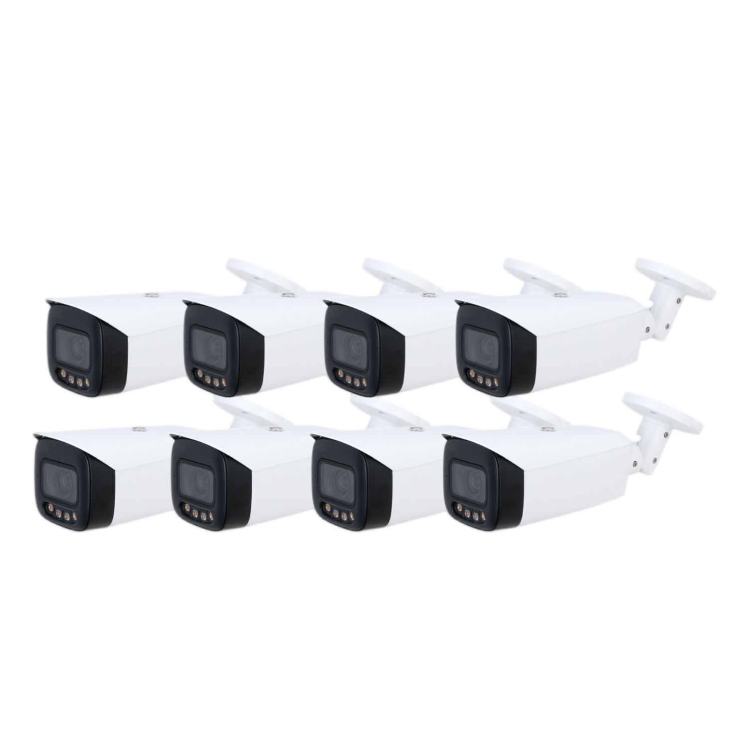 EmpireTech IPC-Color4K-X-S2: 8MP 1/1.2" CMOS Full-color Fixed-focal Warm LED Bullet Camera Kit - Bulk Order (Without NVR) - EmpireTech