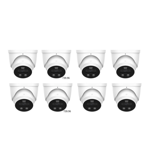 EmpireTech IPC-Color4M-T: 4MP Warm LED Fixed-Focal Network Camera Kit - Bulk Order (Without NVR) - EmpireTech