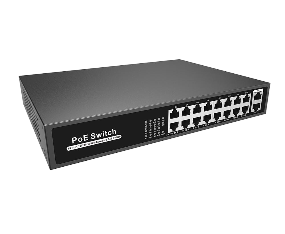 EmpireTech POE16CH-250W Gigabit 18-port PoE switch - EmpireTech