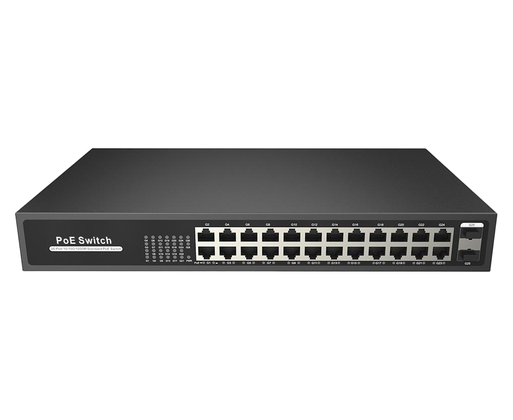 EmpireTech POE24CH-250W Gigabit 26-port PoE switch - EmpireTech