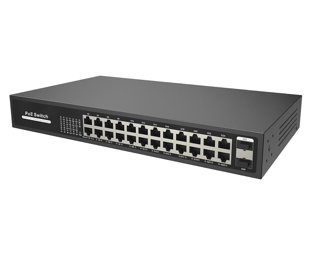 EmpireTech POE24CH-250W Gigabit 26-port PoE switch - EmpireTech