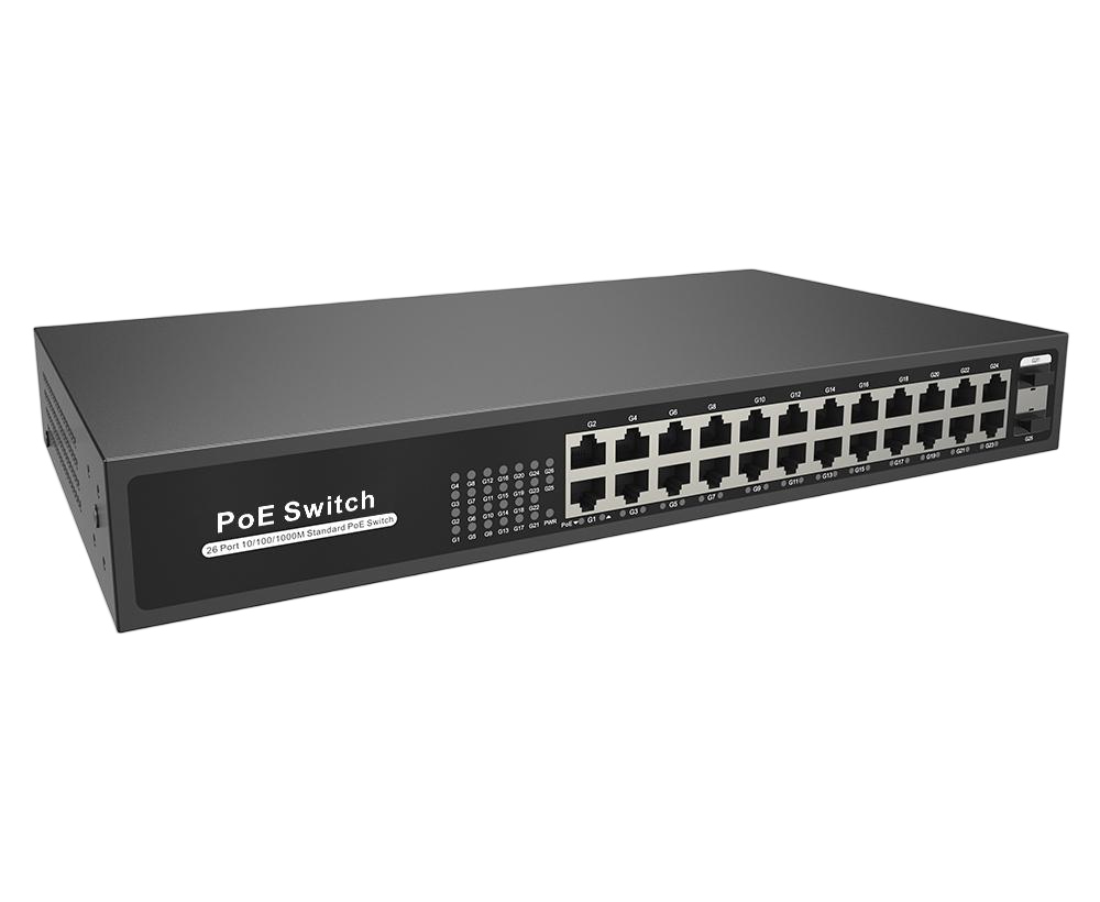 EmpireTech POE24CH-250W Gigabit 26-port PoE switch - EmpireTech