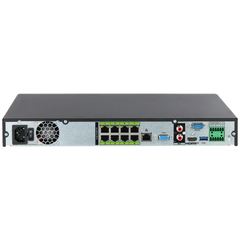 EmpireTech NVR8CH-8P-2AI-S2 8CH 1U 8PoE 2HDDs WizSense Network Video Recorder