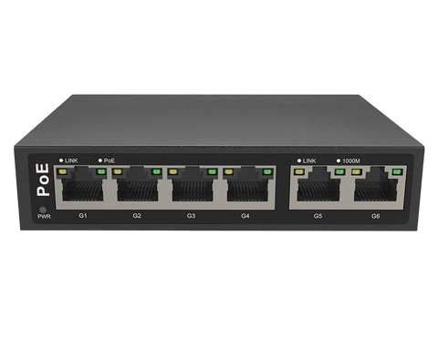 EmpireTech POE4CH-110W Gigabit 6-port PoE switch - EmpireTech