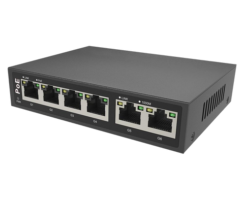 EmpireTech POE4CH-110W Gigabit 6-port PoE switch - EmpireTech