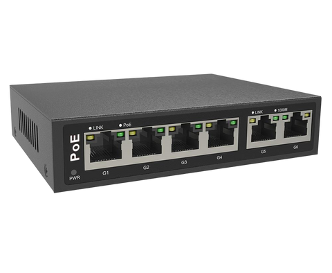 EmpireTech POE4CH-110W Gigabit 6-port PoE switch - EmpireTech